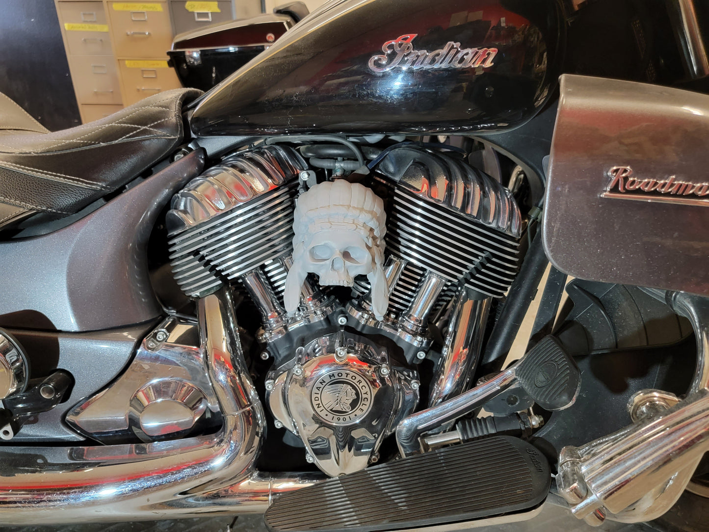 Indian skull warbonnet Horn cover