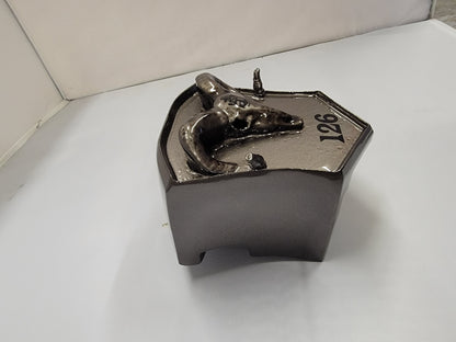 Indian ram skull horn cover