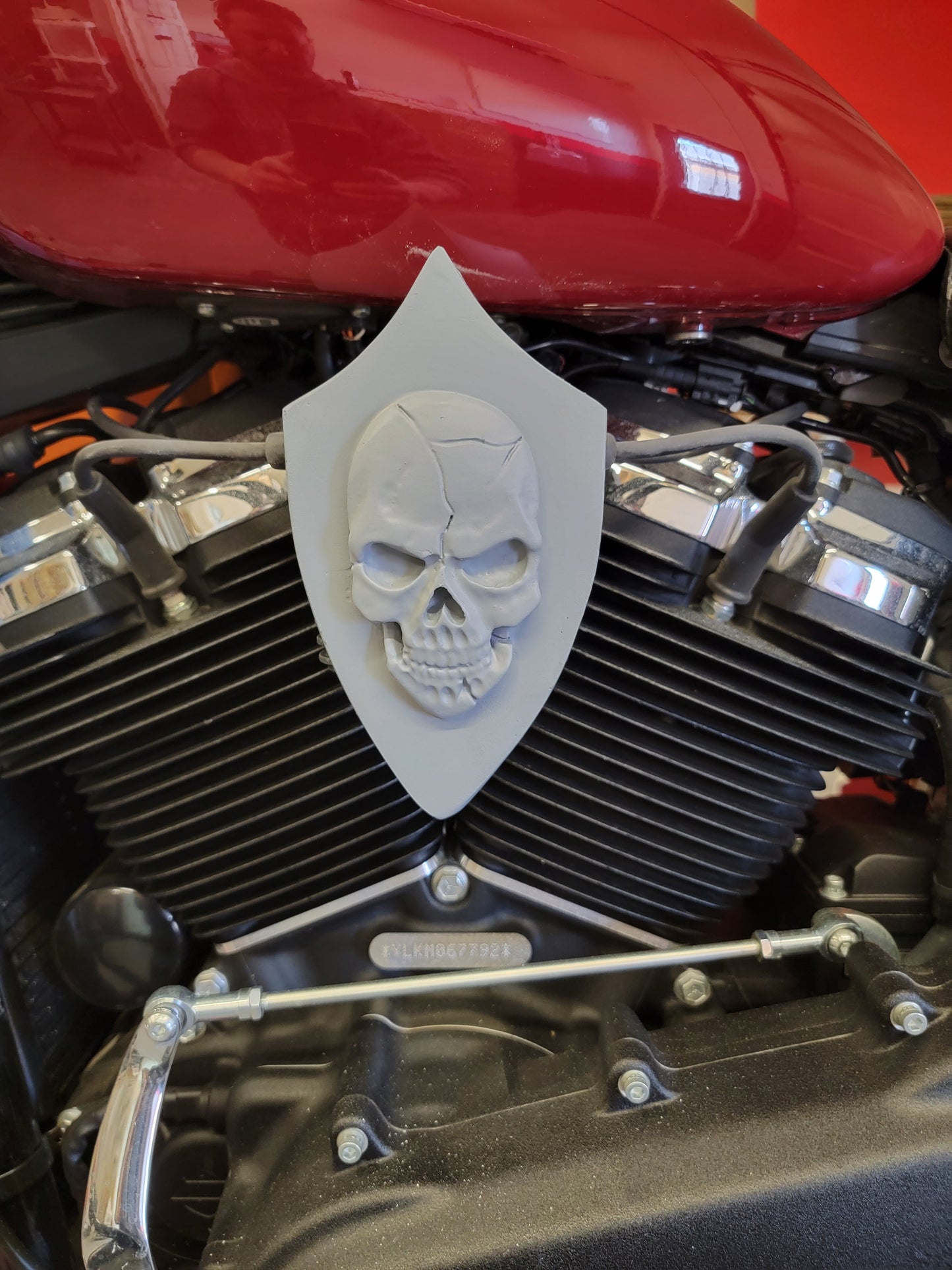 Skull Flag Coil Cover