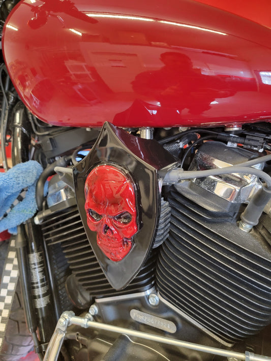 Skull Flag Coil Cover