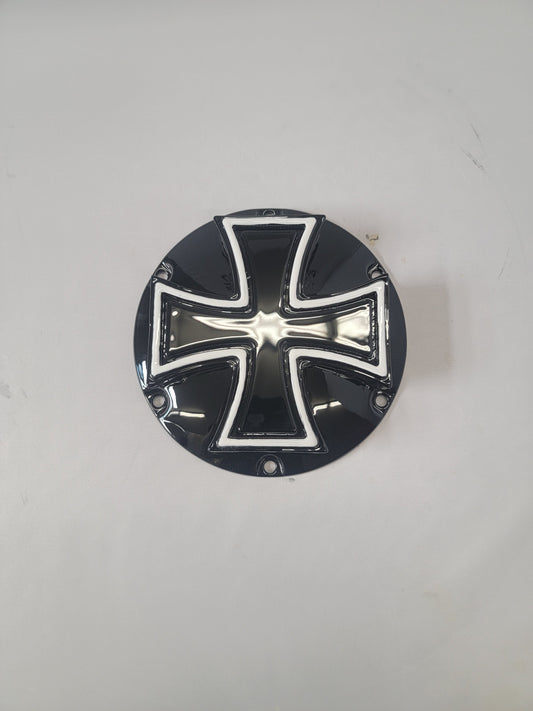 Maltese cross Harley derby cover