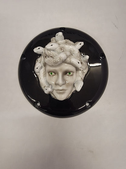 Harley Davidson Derby cover with Medusa
