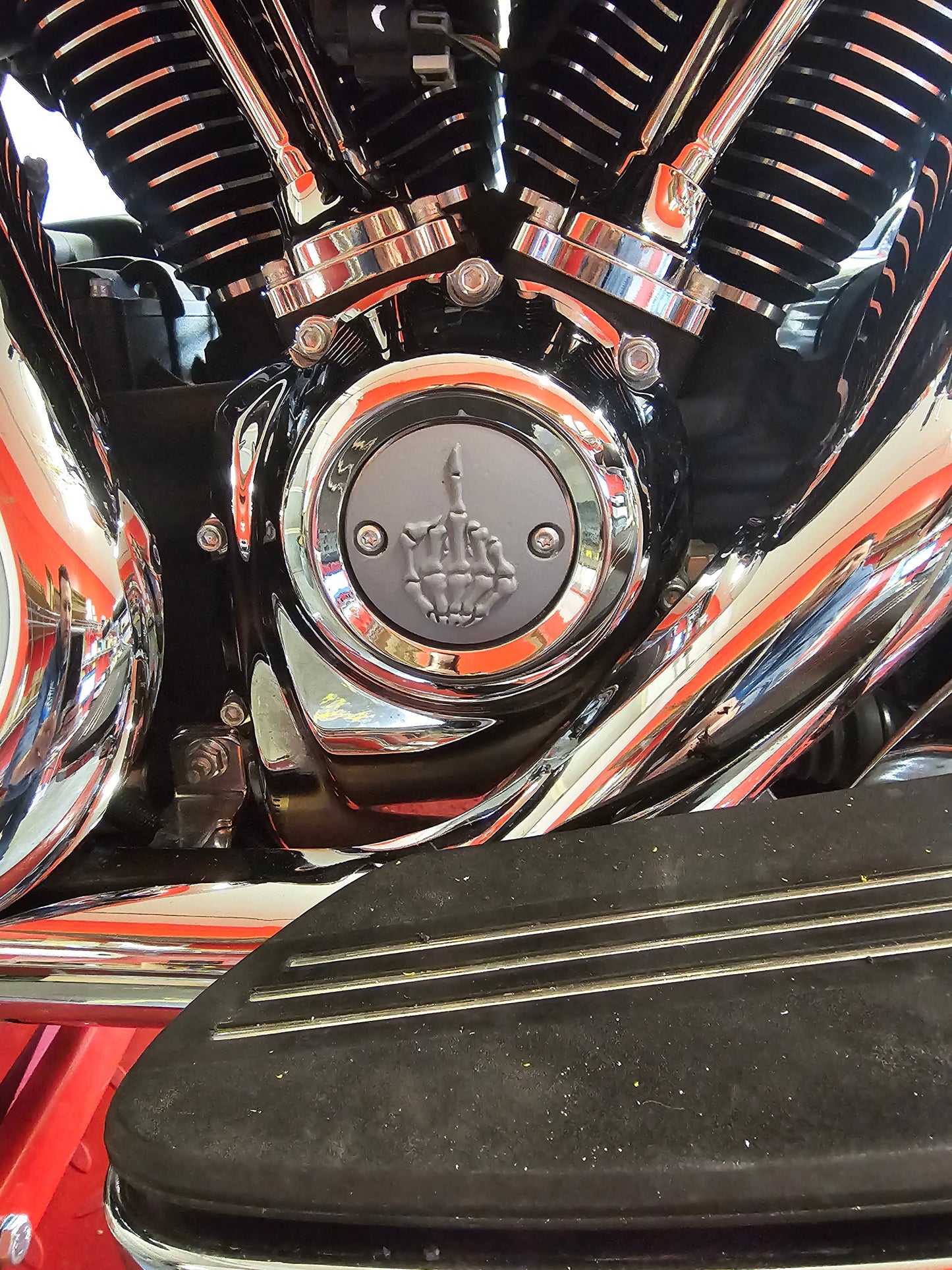 Middle Finger Harley Derby cover and points