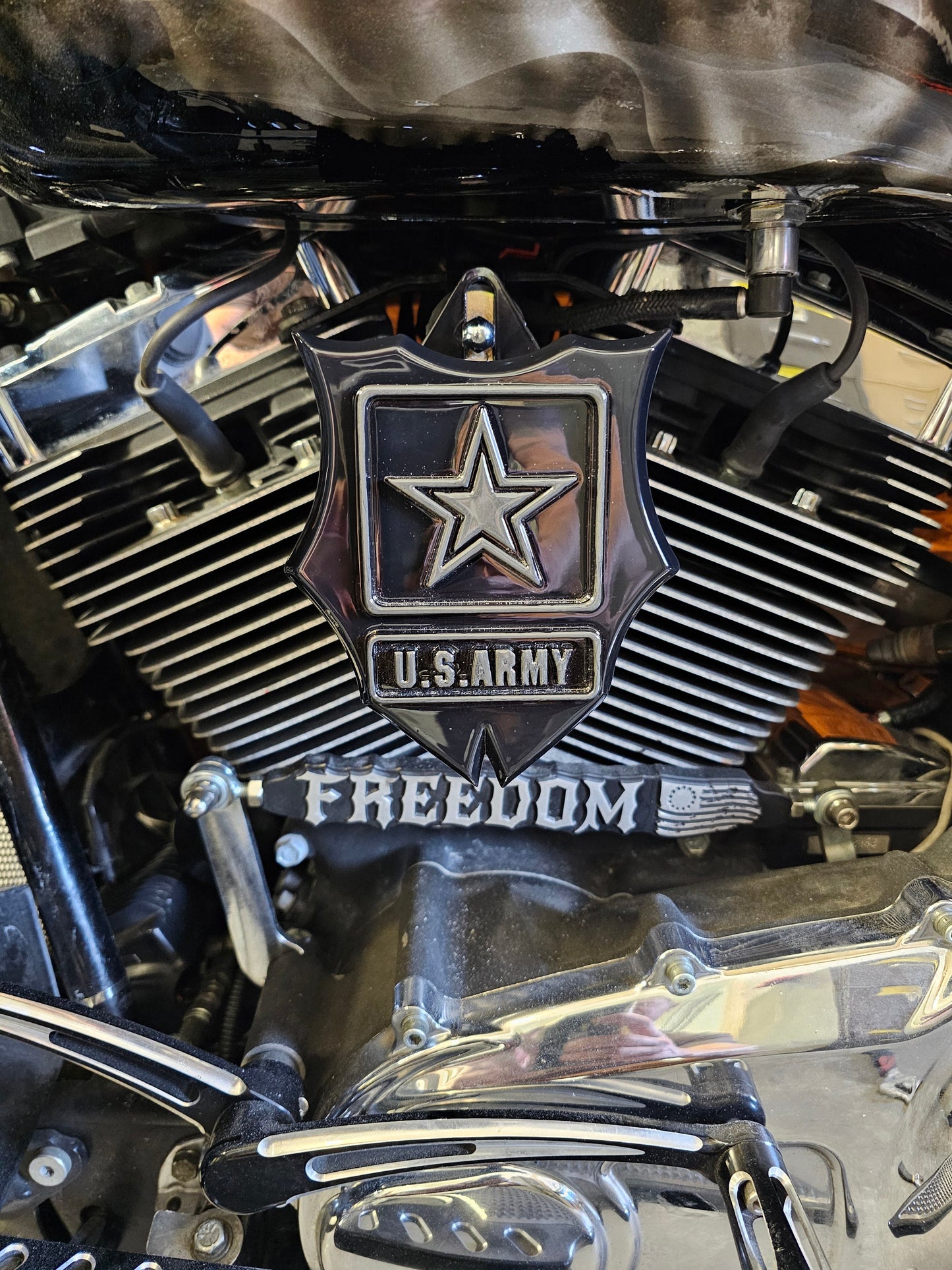 Army logo horn cover