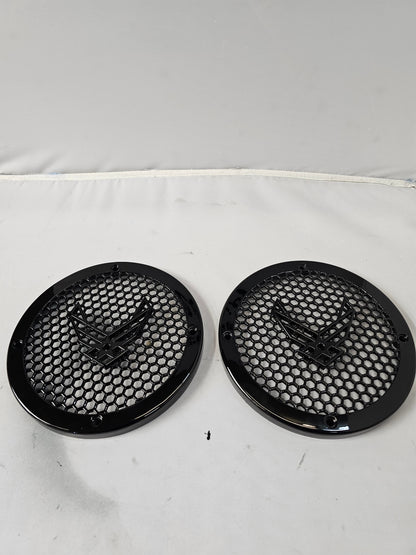 A set of Air Force 14-23 Harley Davidson Touring Pack Speaker Grill Cover Guard