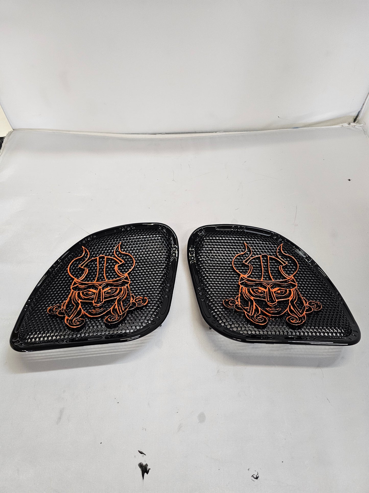 98-2024 Road Glide 3D Shield Maiden speakers grill covers set