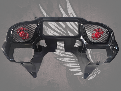 98-2024 Road Glide 3D USMC speakers grill covers set