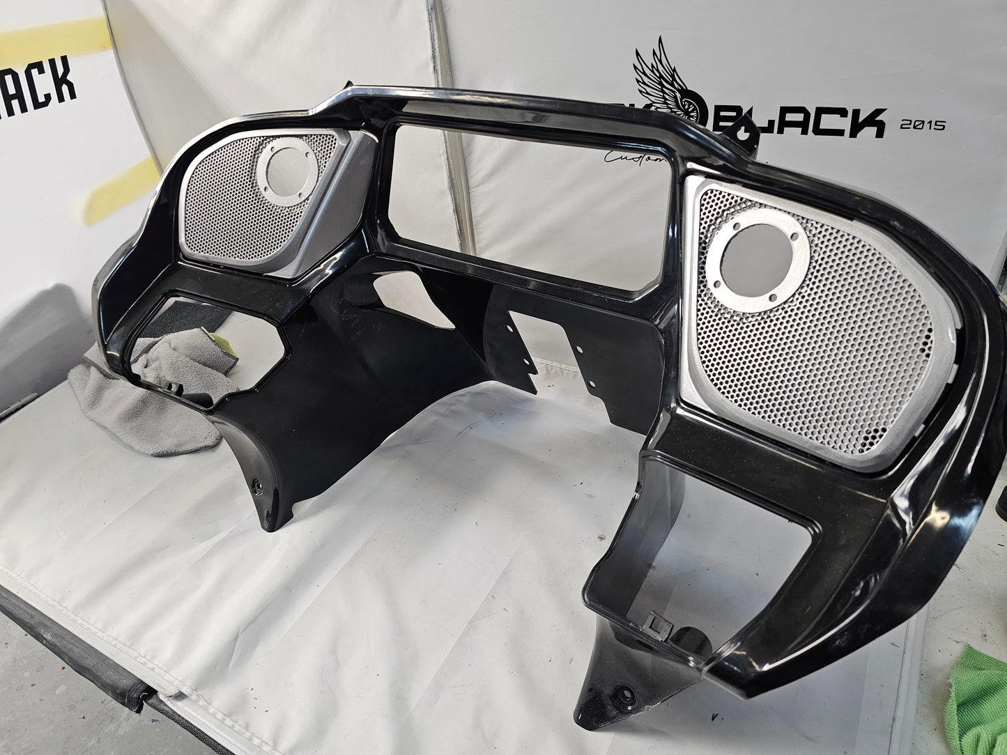 98 to 2024 Road Glide 3D shield speakers grill covers set