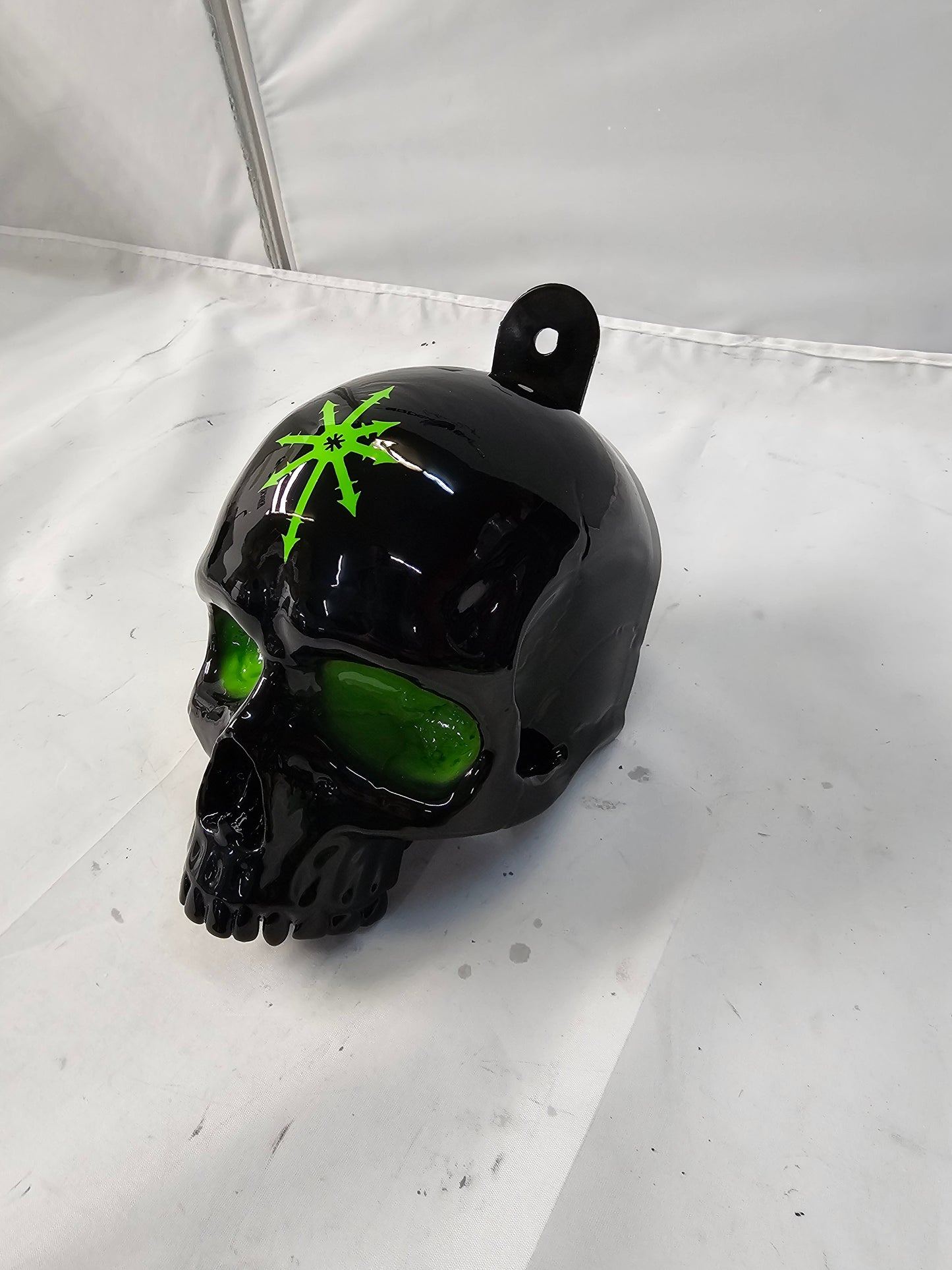 Ancient skull Deathly Hallows symbol horn cover