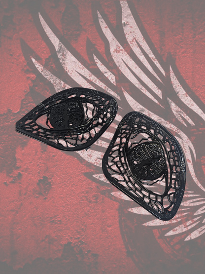 98 to 24+ Road Glide Dragon eye speakers grill covers sets