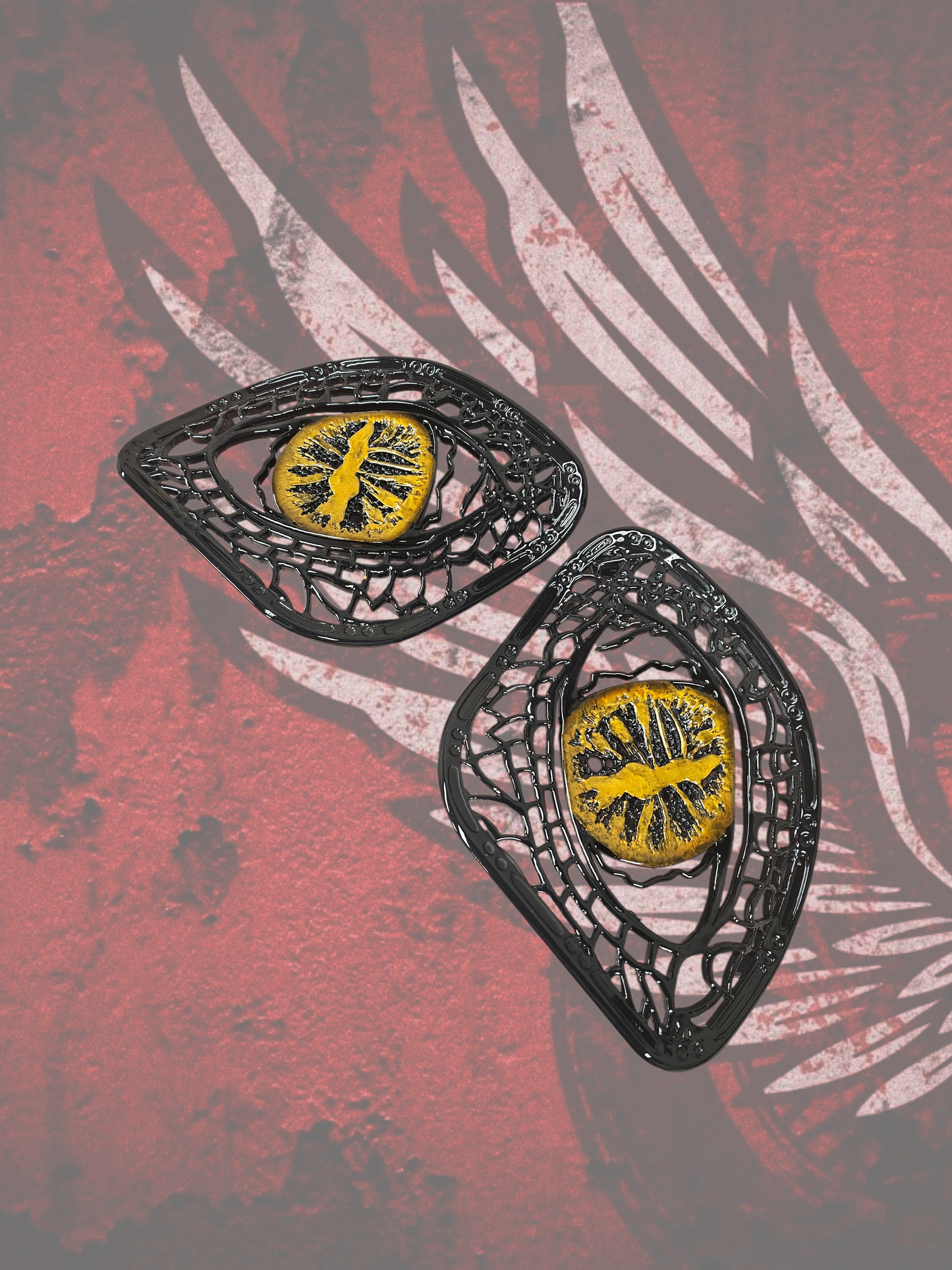 98 to 24+ Road Glide Dragon eye speakers grill covers sets