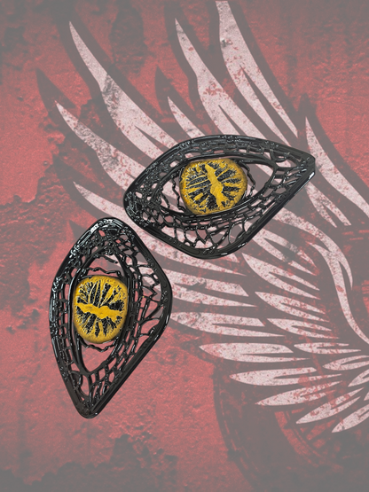 98 to 24+ Road Glide Dragon eye speakers grill covers sets