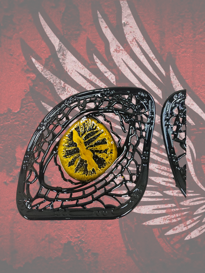 98 to 24+ Road Glide Dragon eye speakers grill covers sets