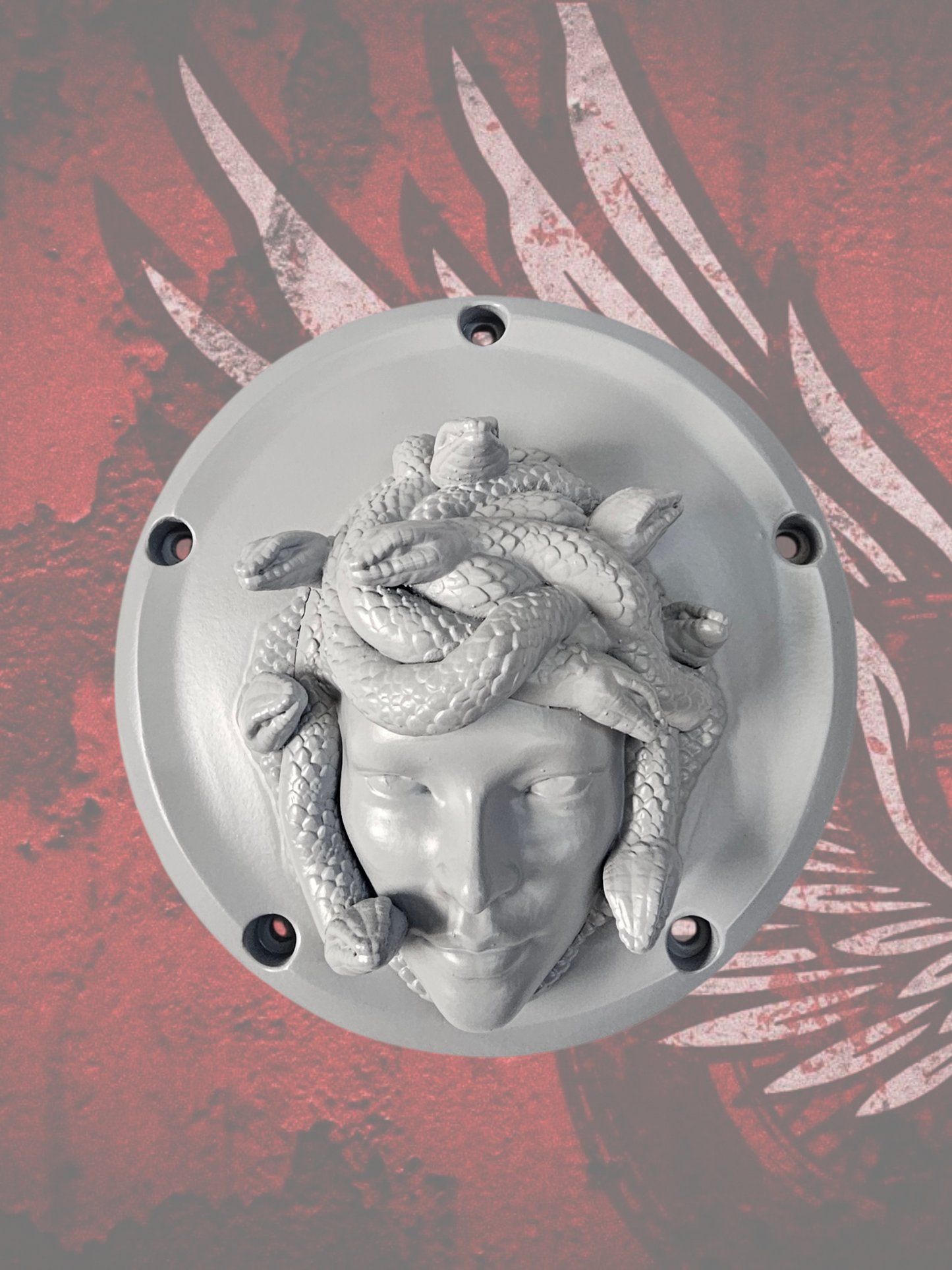 Harley Davidson Derby cover with Medusa