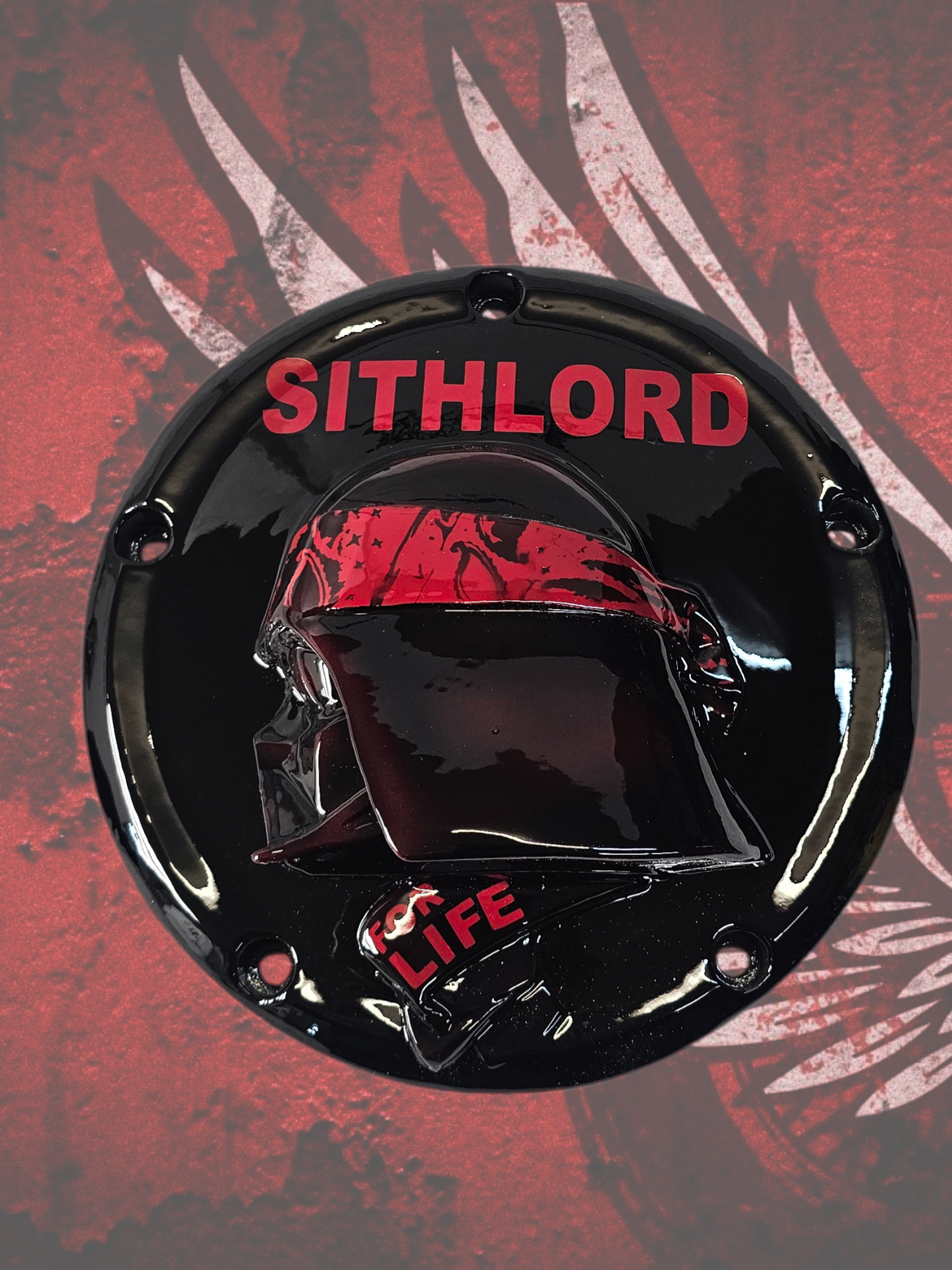 Harley Davidson derby clutch cover Sith Lord