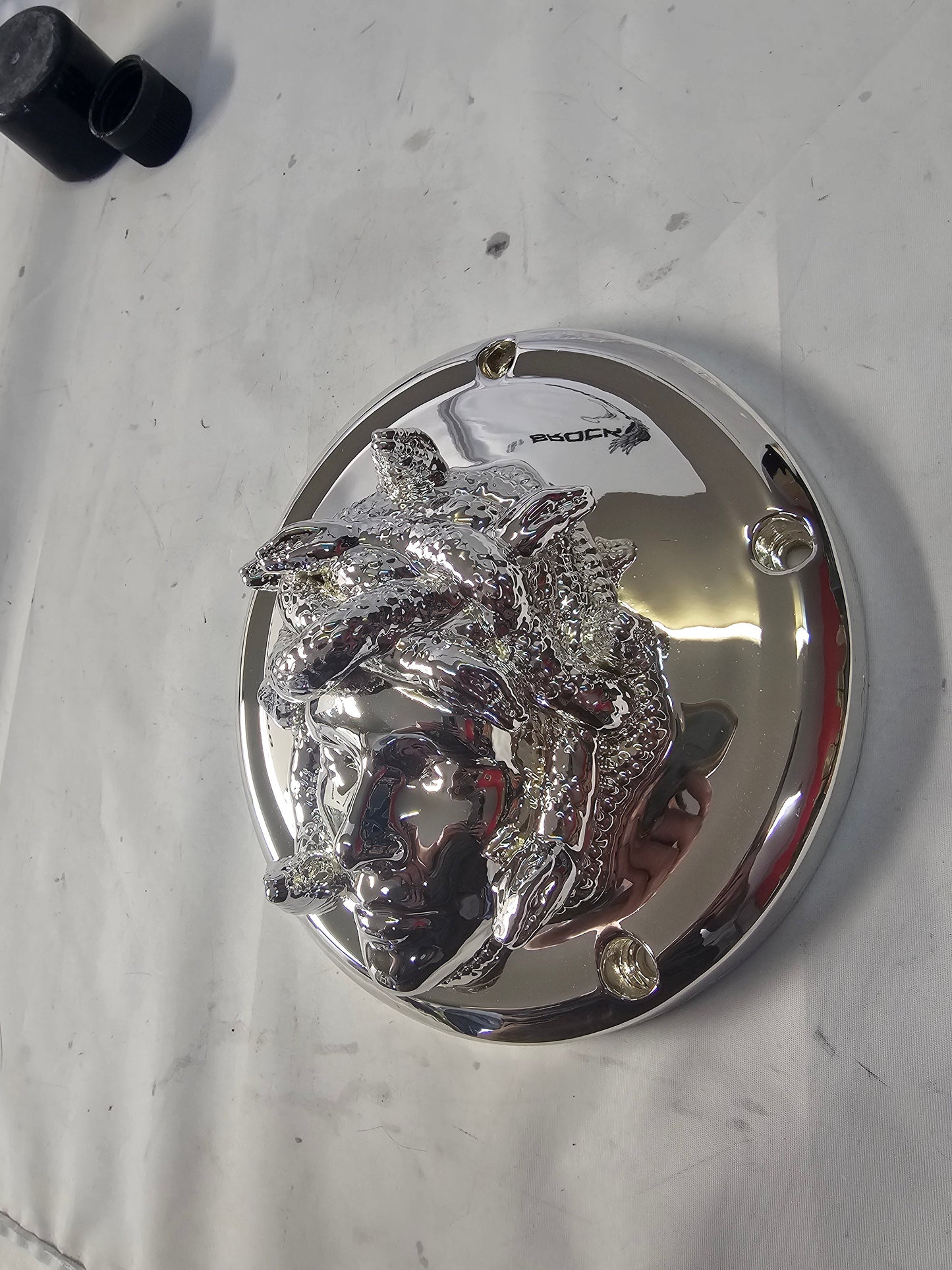 Harley Davidson Derby cover with Medusa