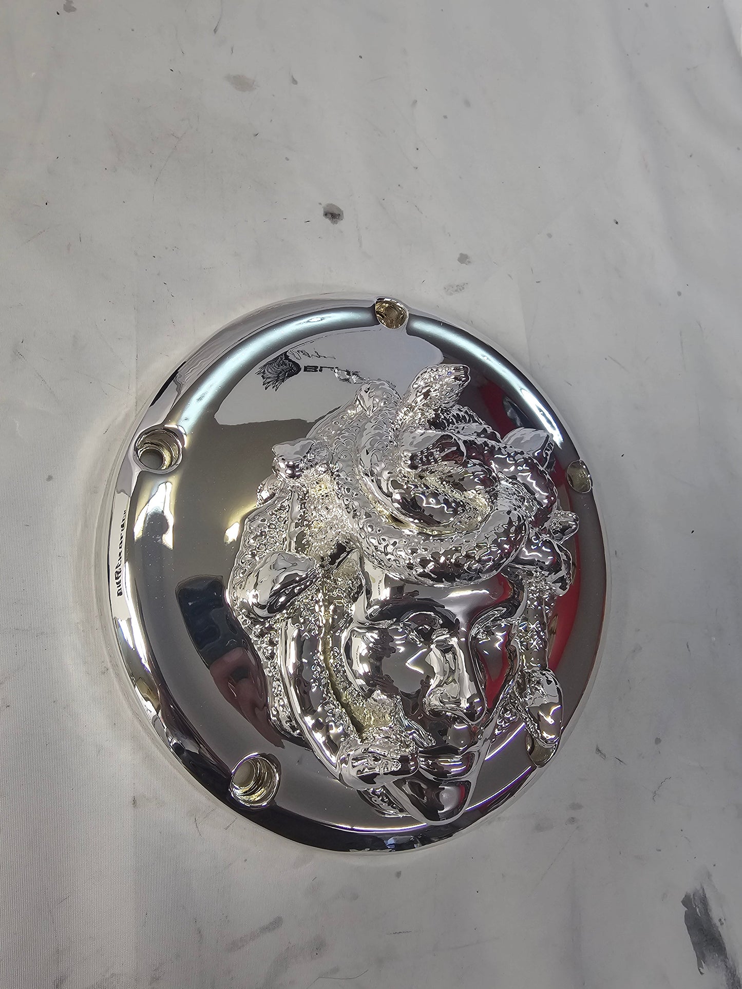 Harley Davidson Derby cover with Medusa