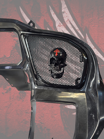 98 to 2024 Road Glide 3D vampire speakers grill covers set