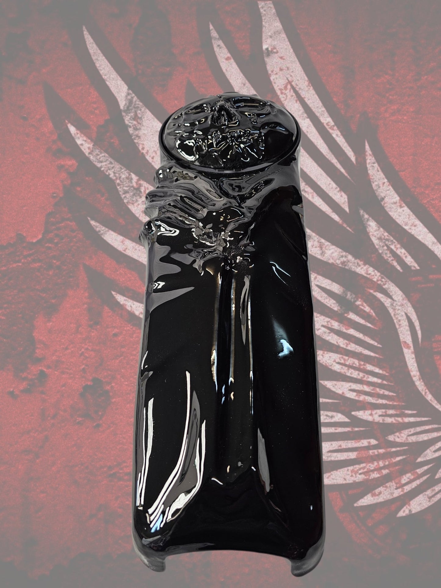 Harley Davidson touring console with 3D skull theme