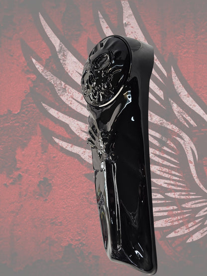 Harley Davidson touring console with 3D skull theme