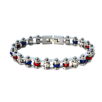 SK2342  Mini Size All Stainless With Red White Blue