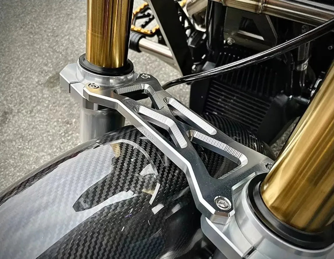 49mm Front Fork Stabilizer Aluminum Balance Brace Fit Harley Road Glide Street Glide Road King Touring Models