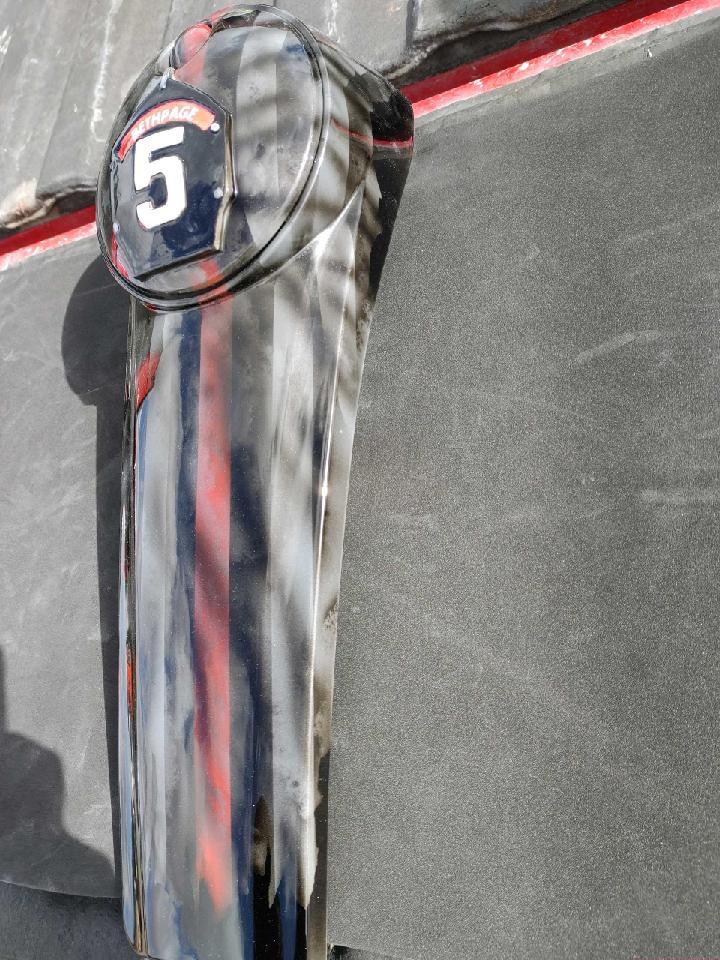Harley firefighter themes American flag console
