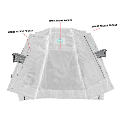 Mens Rough Rub-Off Denim Jacket