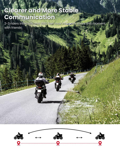 ILM Bluetooth Integrated Modular Flip up Full Face Motorcycle Helmet Model 953