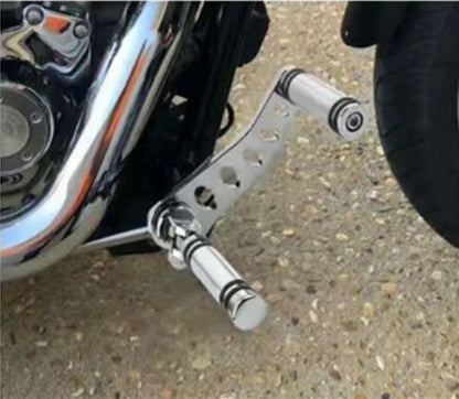 For Harley Davidson Dyna Models Street Bob Low Rider Super Glide Motorcycle Forward Controls Foot Pegs Footrest Pedals Pad Kit