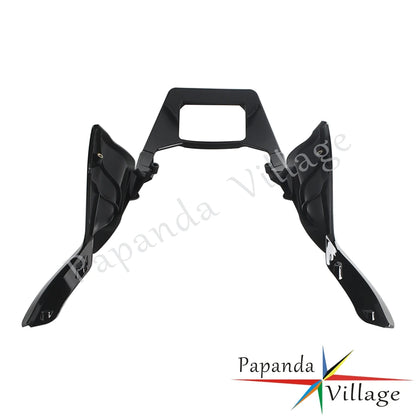 Motorcycle Side Fairing Spoiler Extended Chin Spoile Kit PPE+PA Plastic For Harley Touring Road Glide FLTRX FLTRXS 2017-2022