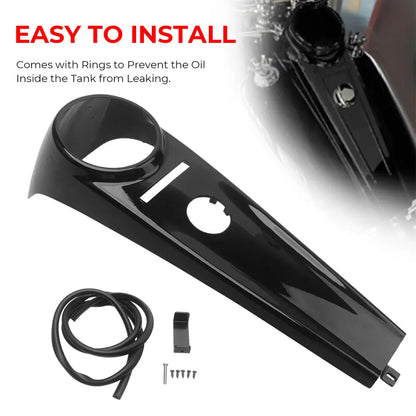Motorcycle Stretched Gas Tank Fuel Console Dash Cover For Harley Softail Deluxe FLSTN Fat Boy 2011-2017 Accessories