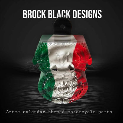 Aztec themed side-mounted horn cover