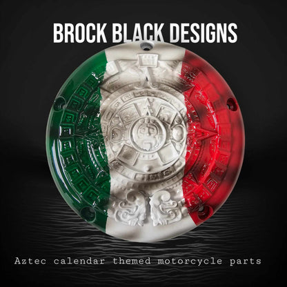 3D Aztec themed derby cover