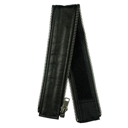 VXP52 Men's Black Universal Vest Expander Panel with Gun Metal Zip # 1