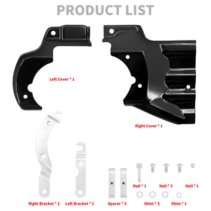 Motorcycle Engine Transmission Interface Cover For Harley Softail Fat Boy FLSTF FLSTC Deluxe FLSTN 2007-2017 Night Train FXSTB