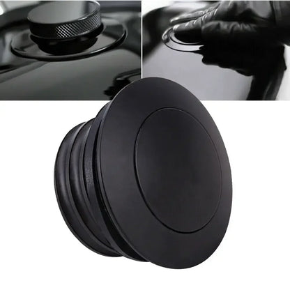 1 Pair Fuel Tank Pop-up Gas Cap Vented Flush Mount Cap for Harley Davidson Dyna Sportster Fat Boy Softail Road Glide Road King