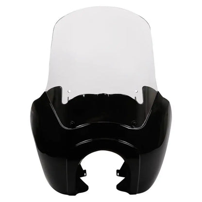 Front Headlight Fairing Cover W/ 15 Inch Windshield For Harley Dyna Super Wide Glide Fat Street Bob Low Rider T-Sport Motorcycle