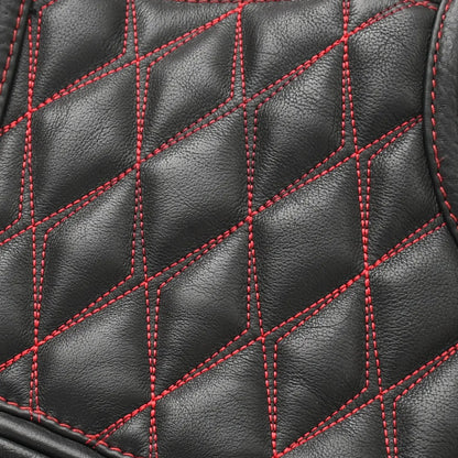 Tactical Emerald Men’s Motorcycle Leather Vest