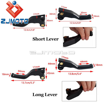 CNC Aluminum  Brake Lever Clutch Lever For Harley Softail Road King Electra Glide Low Rider Sportster Super Glide 1992-1995