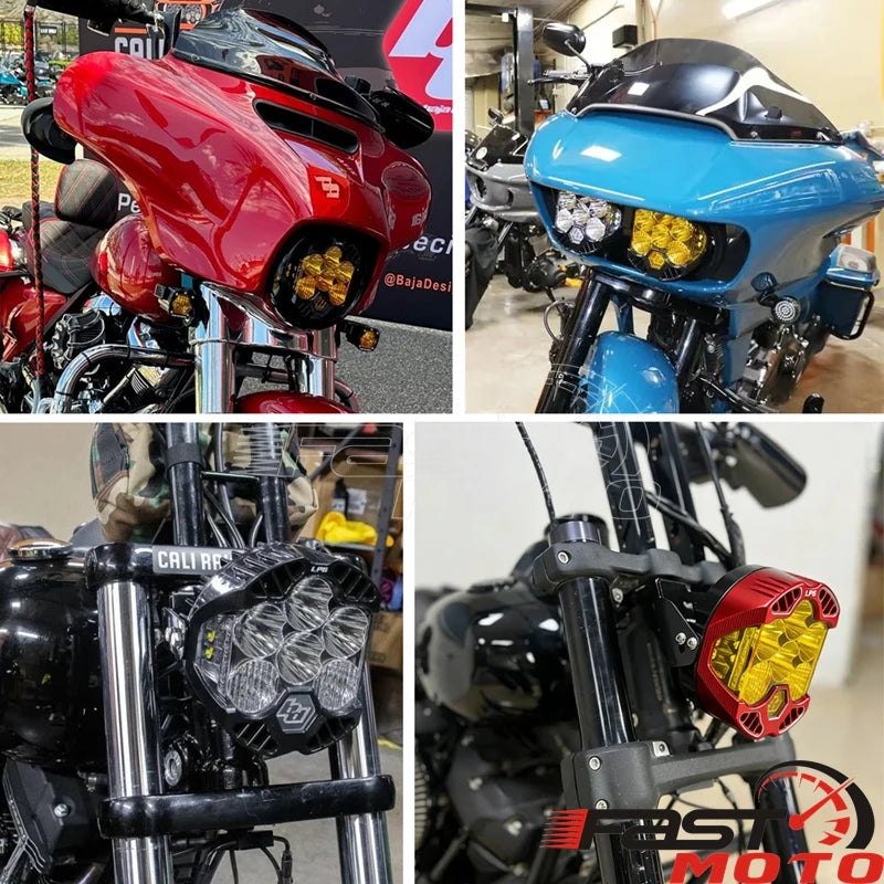 For Harley Street Glide Road King Car Wrangler JK Off-Road UTV For Baja Designs LP6 Pro LED Auxiliary Light Replacement Cover