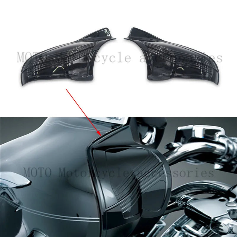 Motorcycle Inner Fairing Covers For Harley Touring Batwing FLHX FLHT Electra Street Tri Glide 1996-2013