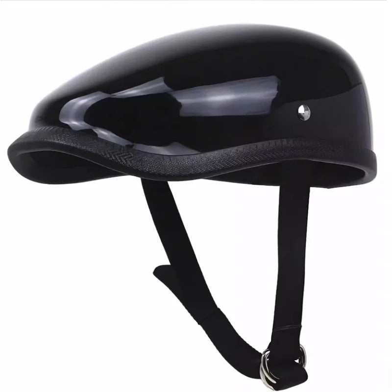 Fiberglass Japanese style half 1/2 Duck tongue helmet,,For Harley Davidson motorcycle and cruise motorcycle protection helmets