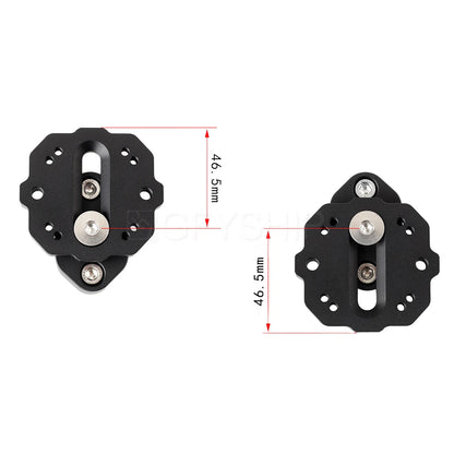 Universal Moto Bar Mounted GPS Adapter For 2- or 4-hole AMPS Pattern For Aprilia For BMW For Yamaha For KTM 12mm 14mm 16mm 22mm
