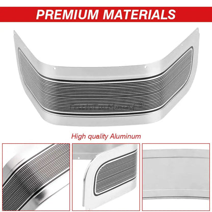 1 pc Motorcycle Front Fender Skirt Aluminum Alloy For Harley Touring Road King FLHR Street Electra Glide Ultra Classic 1980-13