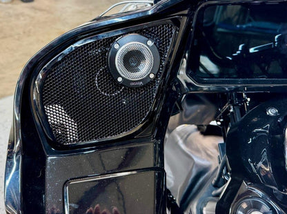 2024 Road Glide with Cicada tweeter speakers grills set Fireball theme
