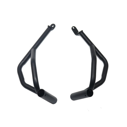For Harley Davidson X500 All Years Black Carbon Steel Motorcycle Engine Guard Bracket Mount Bumper Frame Support Bar