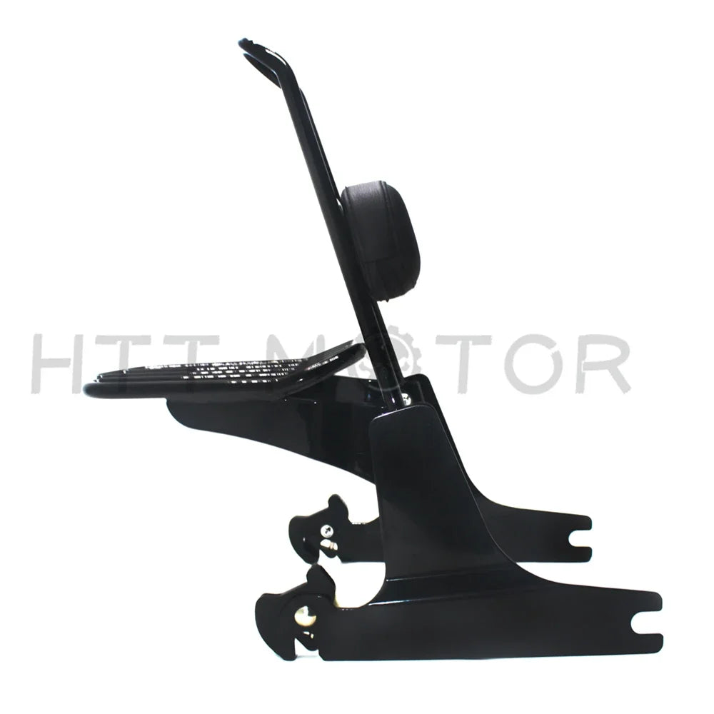 Aftermarket Motorcycle Parts Black Sissy Bar Backrest Luggage Rack Detachable For Harley Davidson Dyna Models 2007-2016 2015