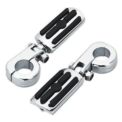1 1/4" Motorcycles Highway Crash Bar Foot pegs Rest Clamps Engine Guard Mounts For Harley Honda Yamaha Kawasaki Davidson Softail