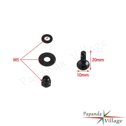 6 PCS Aluminum Motorcycle T25 Warrior Fairing Windshedld Bolts Kit For Harley Fat Bob 114 Breakout FXD FXDC FXDB FXDWG FXS FXSB
